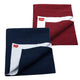 Dry Sheet- Maroon & Navy Blue, Small 50 x 70cm, Pack of 2