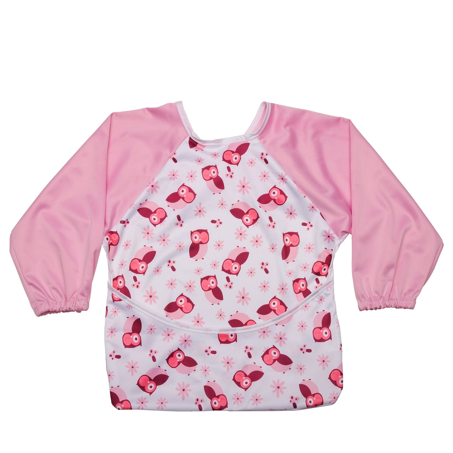 Baby Long Sleeve Bib,  Pink