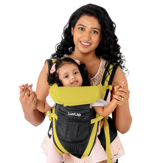 Elegant Baby Carrier, Black/Green