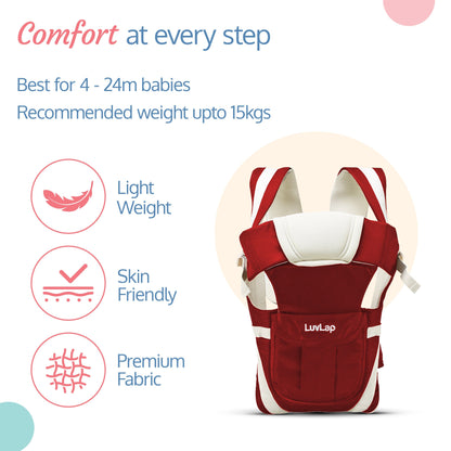 Elegant Baby Carrier, Red