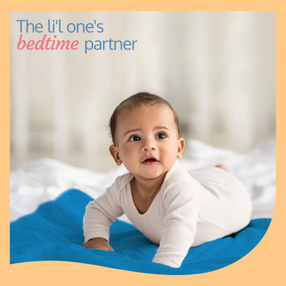 Instadry Baby Bed Protector, Royal Blue, Medium