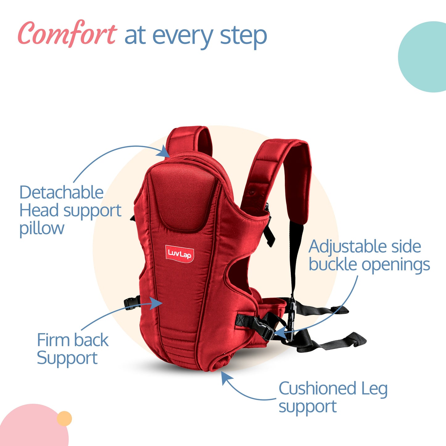 Galaxy Baby Carrier, Red