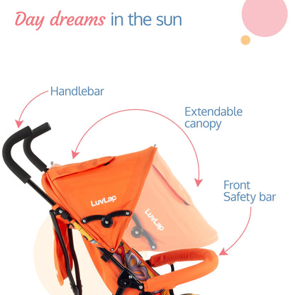 Tutti Frutti Baby Stroller Buggy, Orange