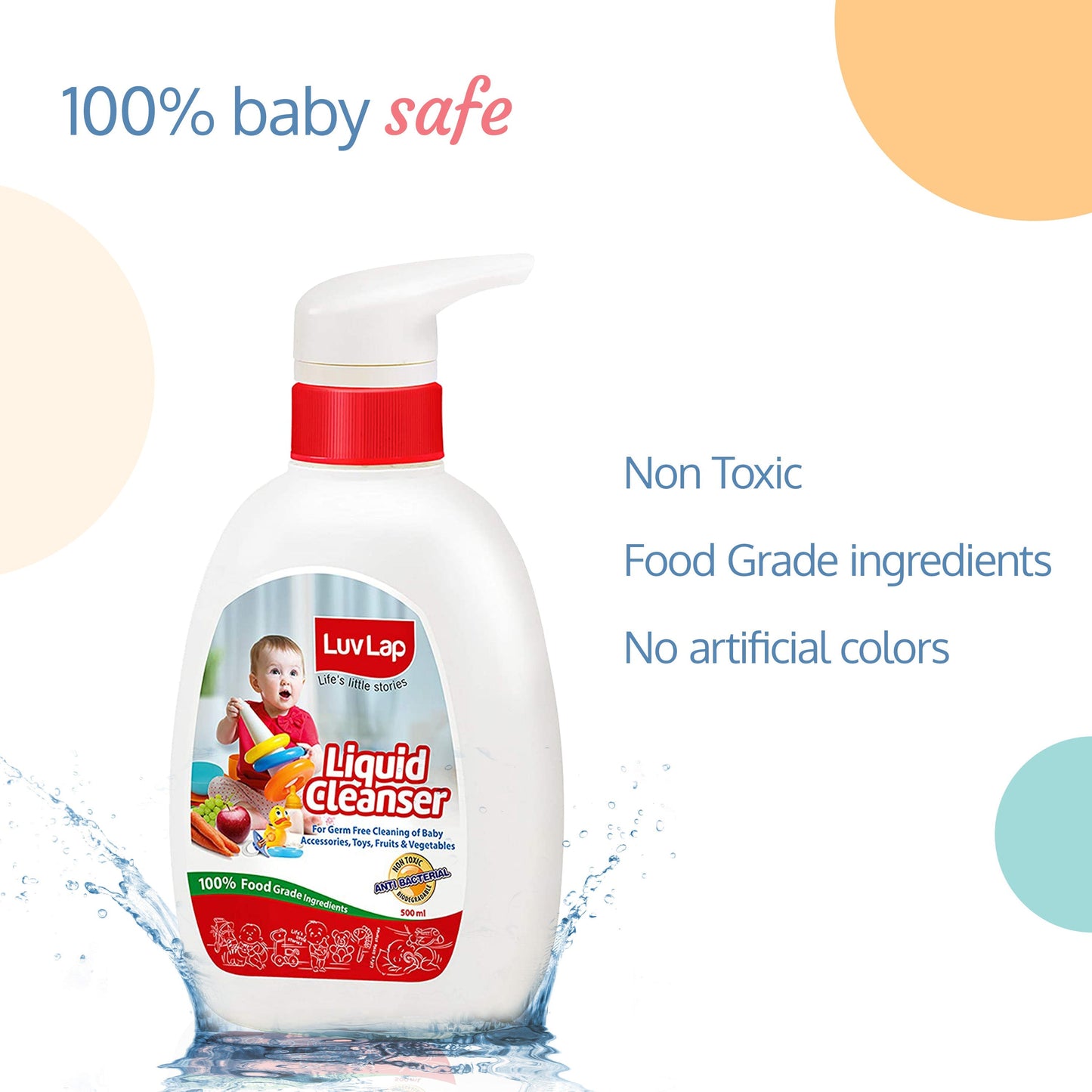 Baby Liquid Bottle Cleanser, 500Ml