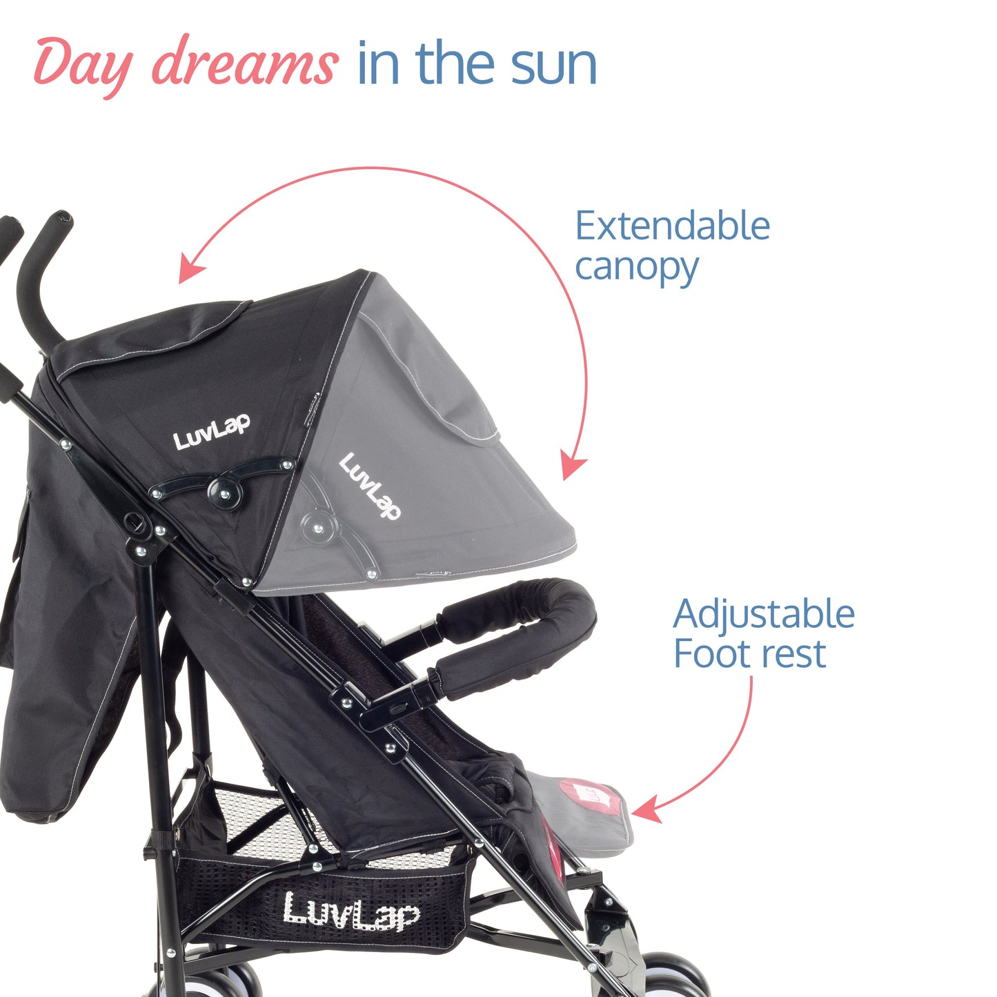 City Baby Stroller Buggy, Black, Cheapest newborn stroller in India