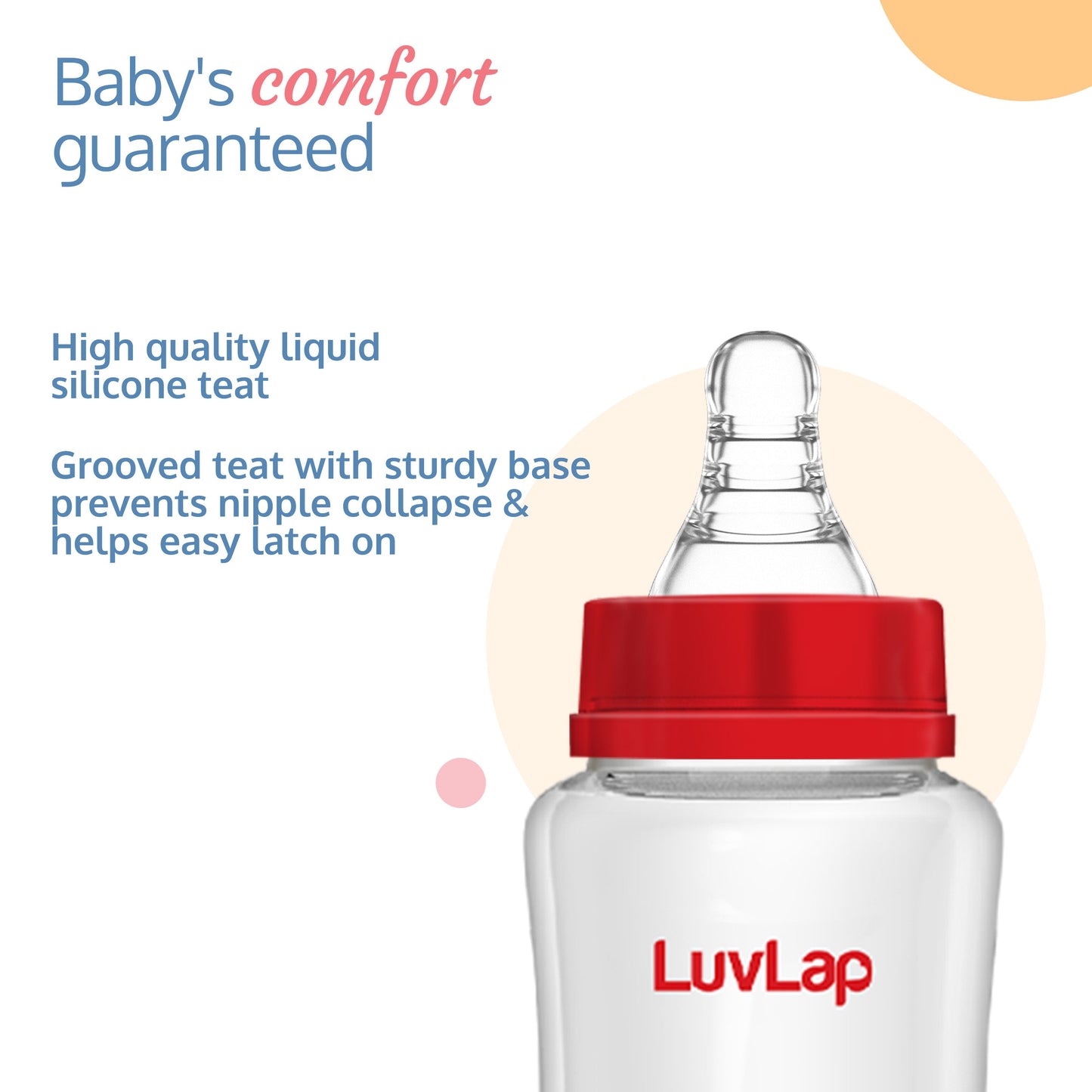 Anti-Colic Slim/Regular Neck Essential Baby Feeding Bottle, 250ml (Pack of 2)