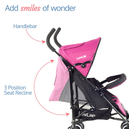 City Baby Stroller Buggy, Pink