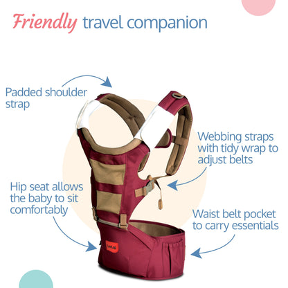 Royal Hip Seat Baby Carrier, Purple
