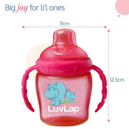 Hippo Spout Sipper for Infant/Toddler, 225ml (Pink)