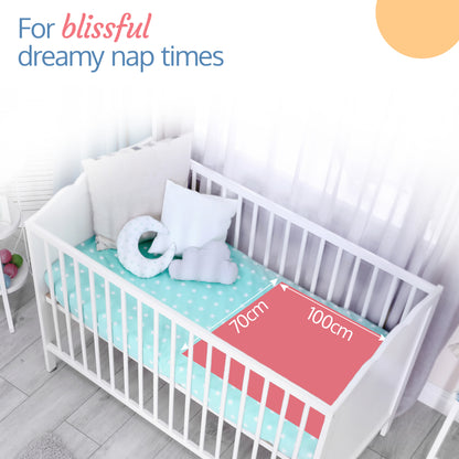 Instadry Baby Bed Protector, Salmon Rose, Medium