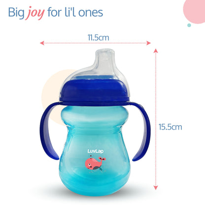 Moby Little Spout Sippy Cup, 240Ml, Blue