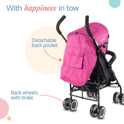 City Baby Stroller Buggy, Pink