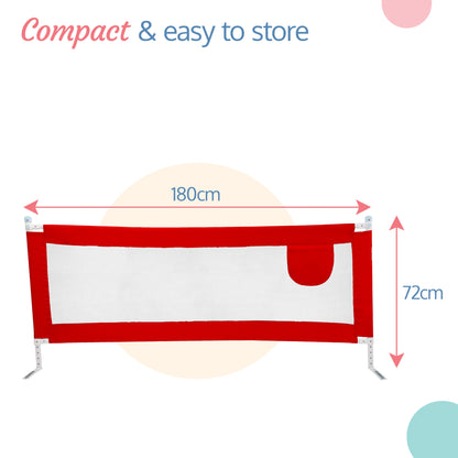 Bed Rail Guard  (Red - Without Print)