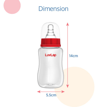 Essential Slim Neck Feeding Bottle, Plain 125Ml