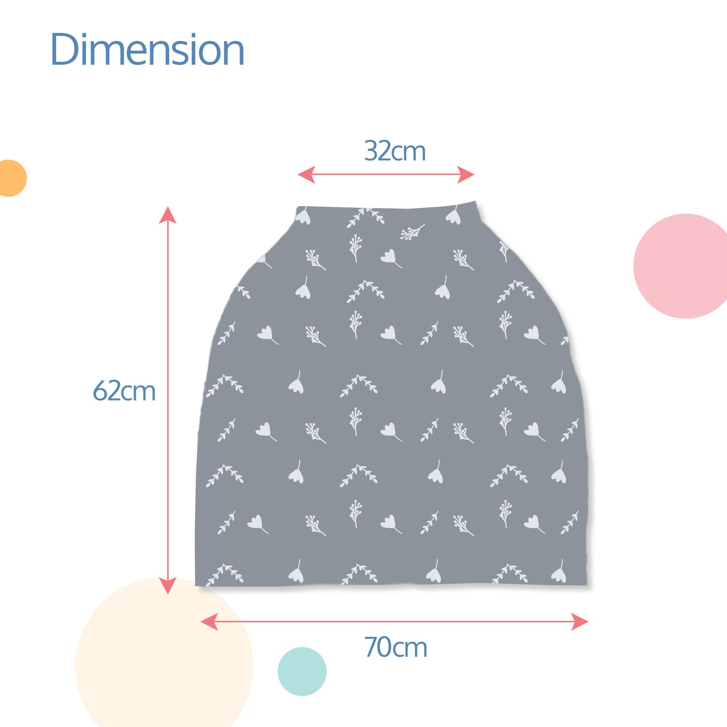 Nursing Cover Grey