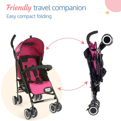 City Baby Stroller Buggy, Pink