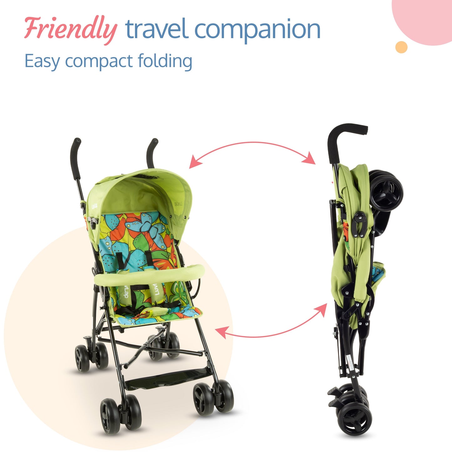 Tutti Frutti Baby Stroller Buggy, Green