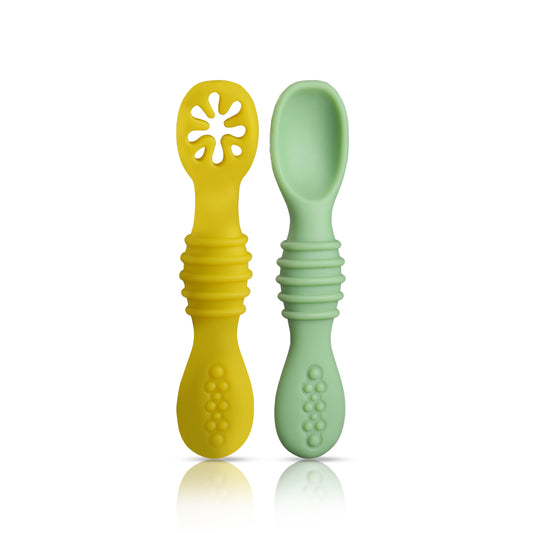 Baby - Led Weaning Silicone Spoons, Set Of 2