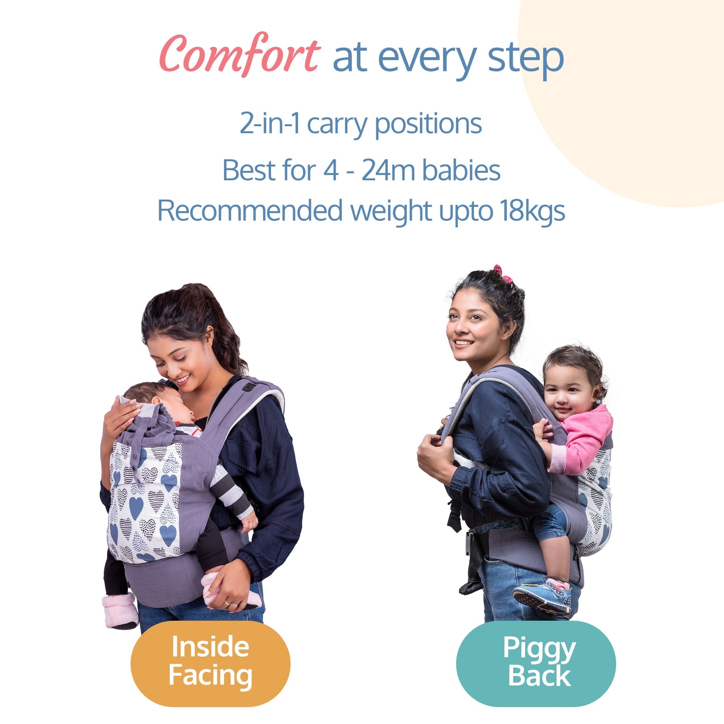 Adore Baby Carrier (Grey)