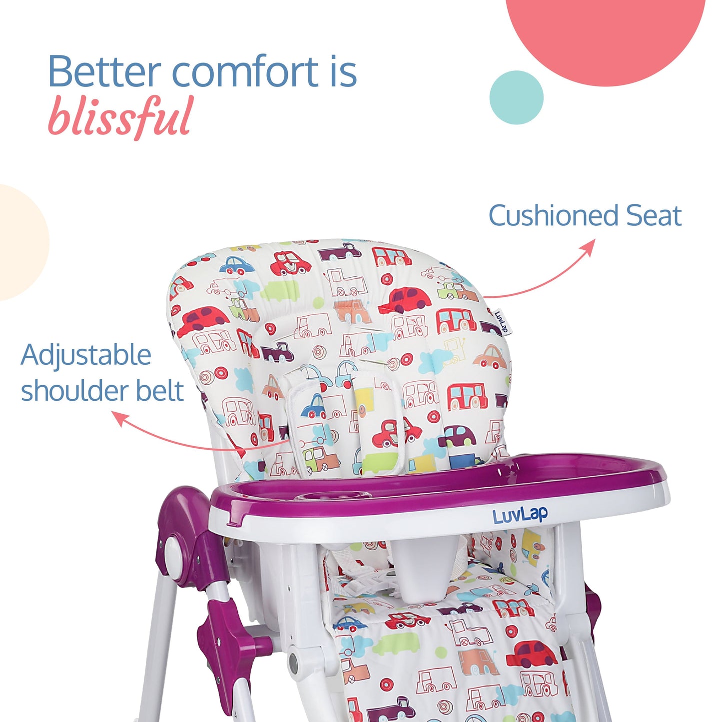 Royal Baby High Chair, Purple