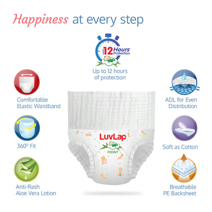 Diaper Pants, XL, Super Jumbo Pack, 162 Count, with upto 12 Hour protection