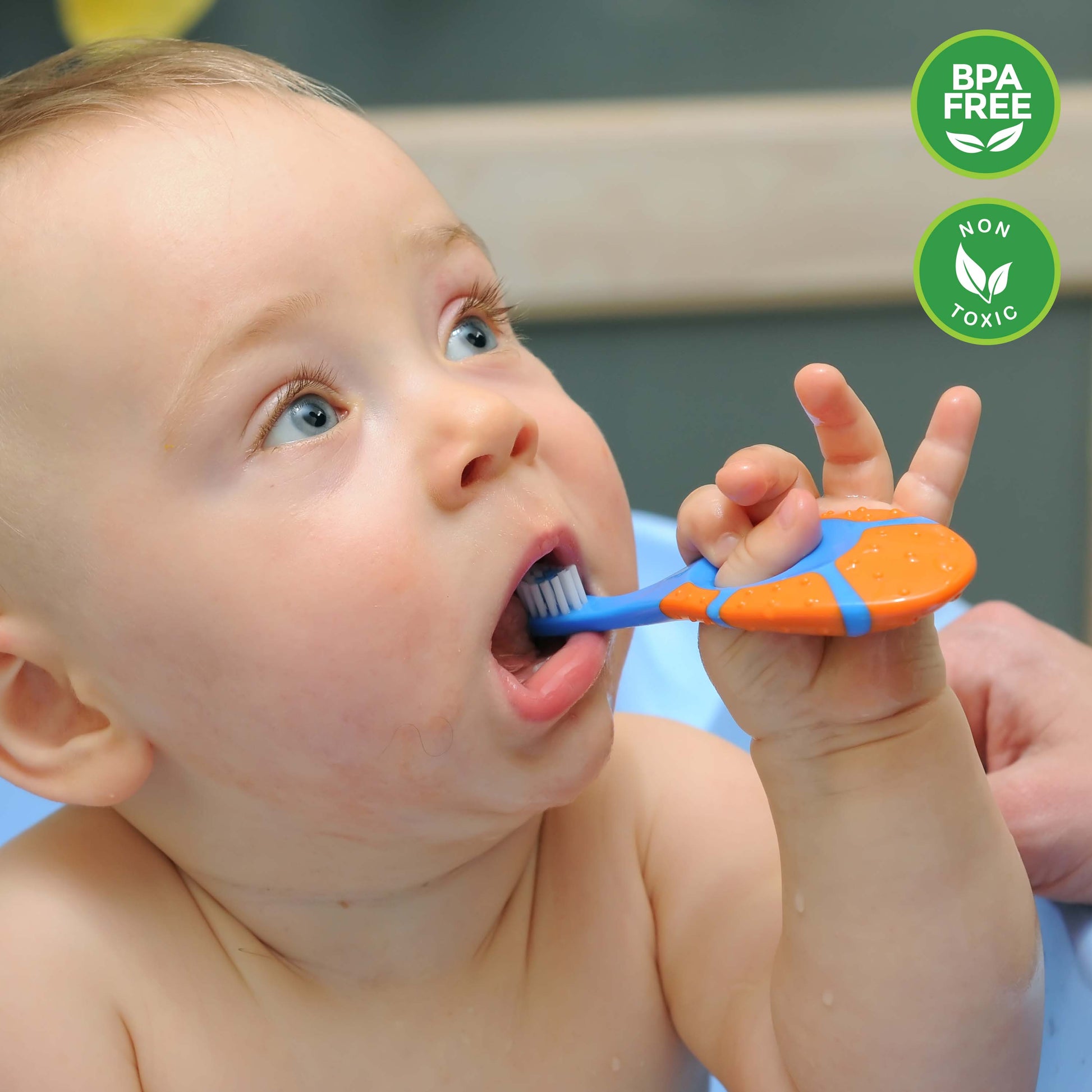 LuvLap Turtle Shaped Baby Toddler Toothbrush, Extra Soft