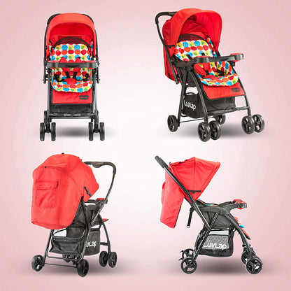 Joy Baby Stroller, Red