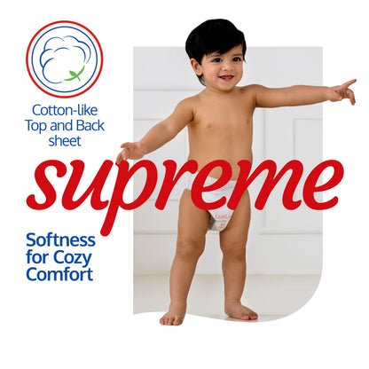 Supreme Diaper Pants Large (Lg) 9 To 14Kg, 62Pcs
