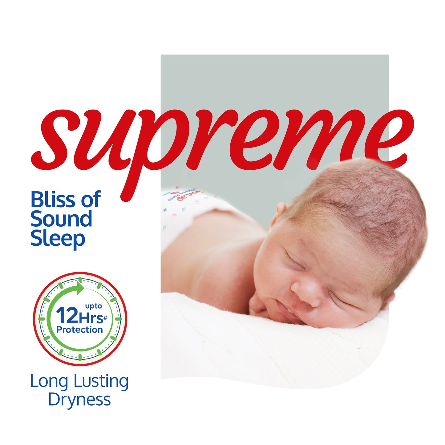 Supreme Diaper Pants Large (Lg) 9 To 14Kg, 62Pcs