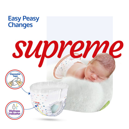 Supreme Diaper Pants Large (Lg) 9 To 14Kg, 62Pcs