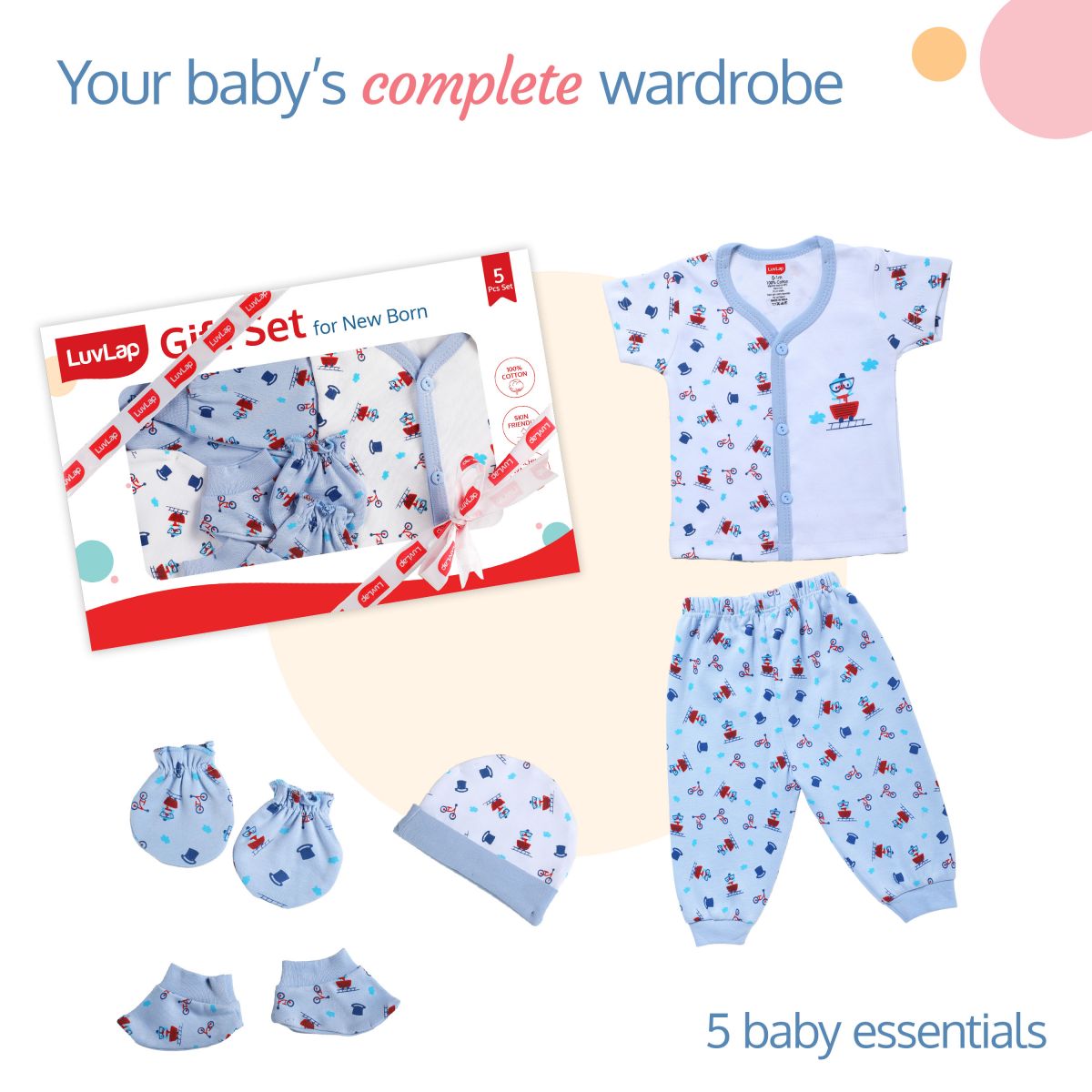 New Born Baby Dress Set - 2 Steps Online