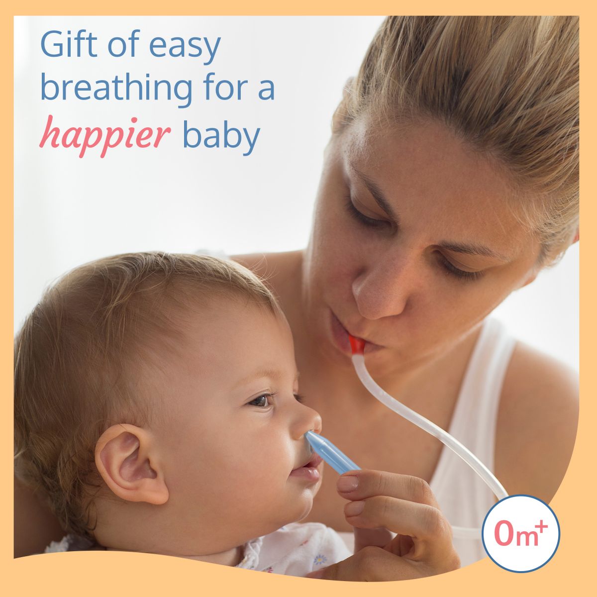 Baby Nasal Aspirator 0-5 Years with Snotsucker mechanism (Blue)