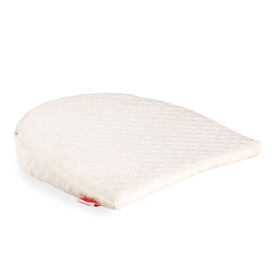 Memory Foam Pillow, D Shape (White)